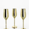 Copas Champagne V28-YAK Oro (Acero Inoxidable)