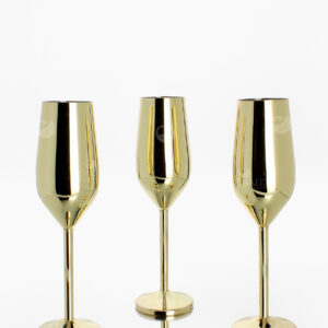 Copas Champagne V28-YAK Oro (Acero Inoxidable)