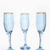 Copas Champagne V30-YEL Azul (Cristal)