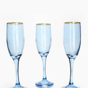 Copas Champagne V30-YEL Azul (Cristal)