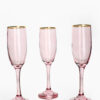 Copas Champagne V30-YEL Rojo (Cristal)