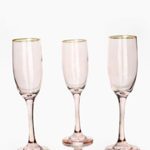 Copas Champagne V30-YEL Rosa (Cristal)