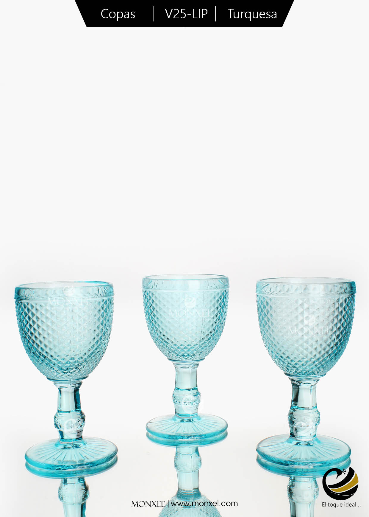 Copas V25-LIP Turquesa (Cristal)