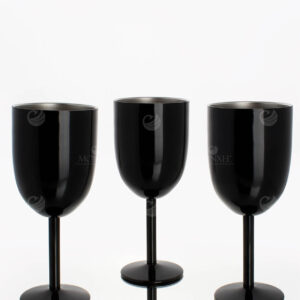 Copas Vino V27-SMO Negro (Acero Inoxidable)