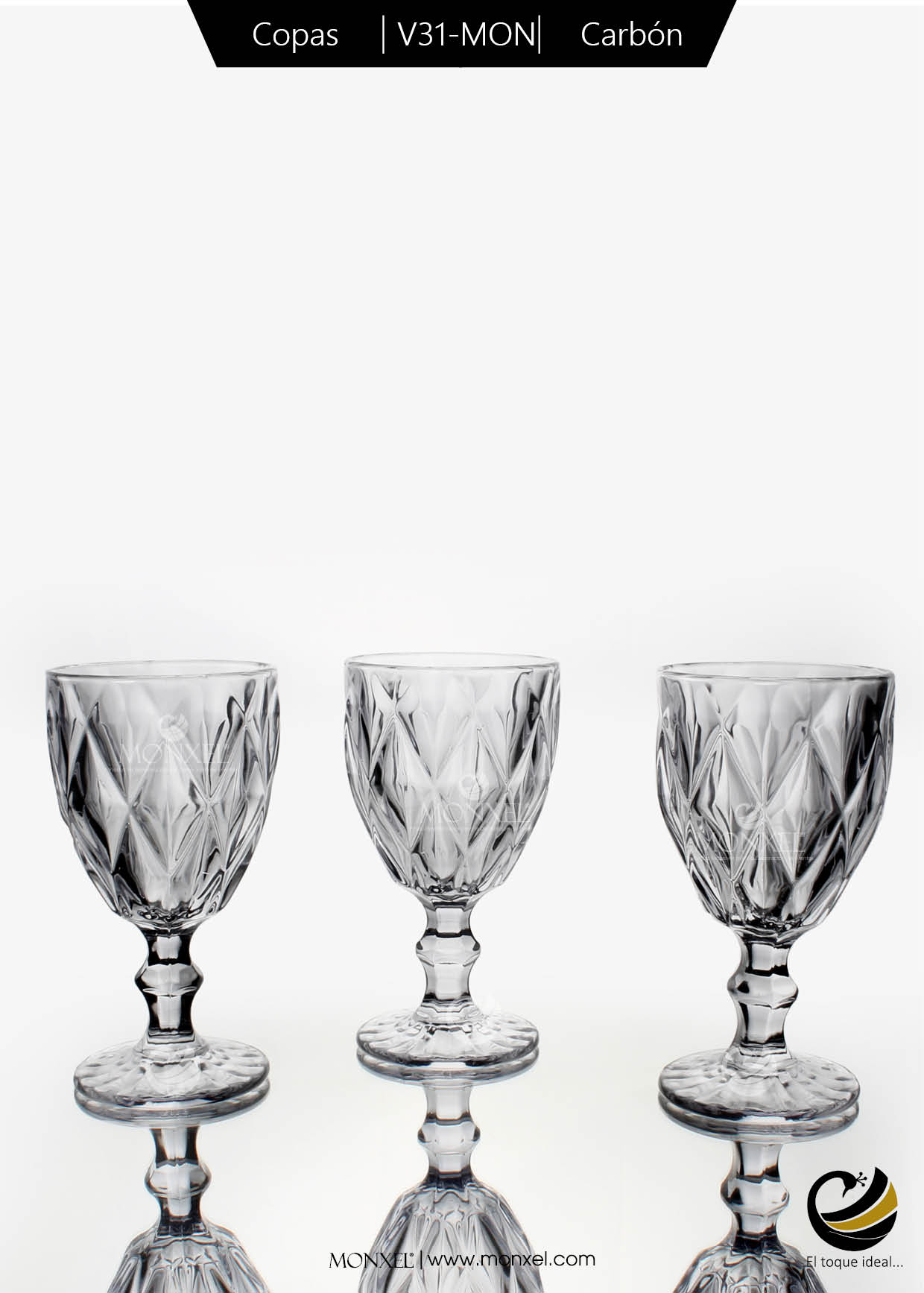 Copas V31-MON Carbón (Cristal)