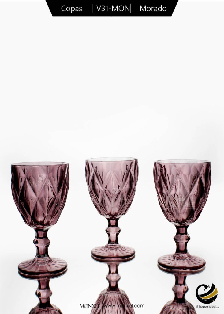 Obtén el mejor precio ¡contáctanos!
Copas: Vino, Agua
Material: Cristal
Color: Morado
Nota: Las imágenes mostradas en está página pueden tener algún cambio con el producto físico, debido a los diferentes dispositivos en que se vean, así como a los nuevos lotes de llegada de cada producto.
Los precios y disponibilidad mostrados en está página son sujetos a cambios sin previo aviso