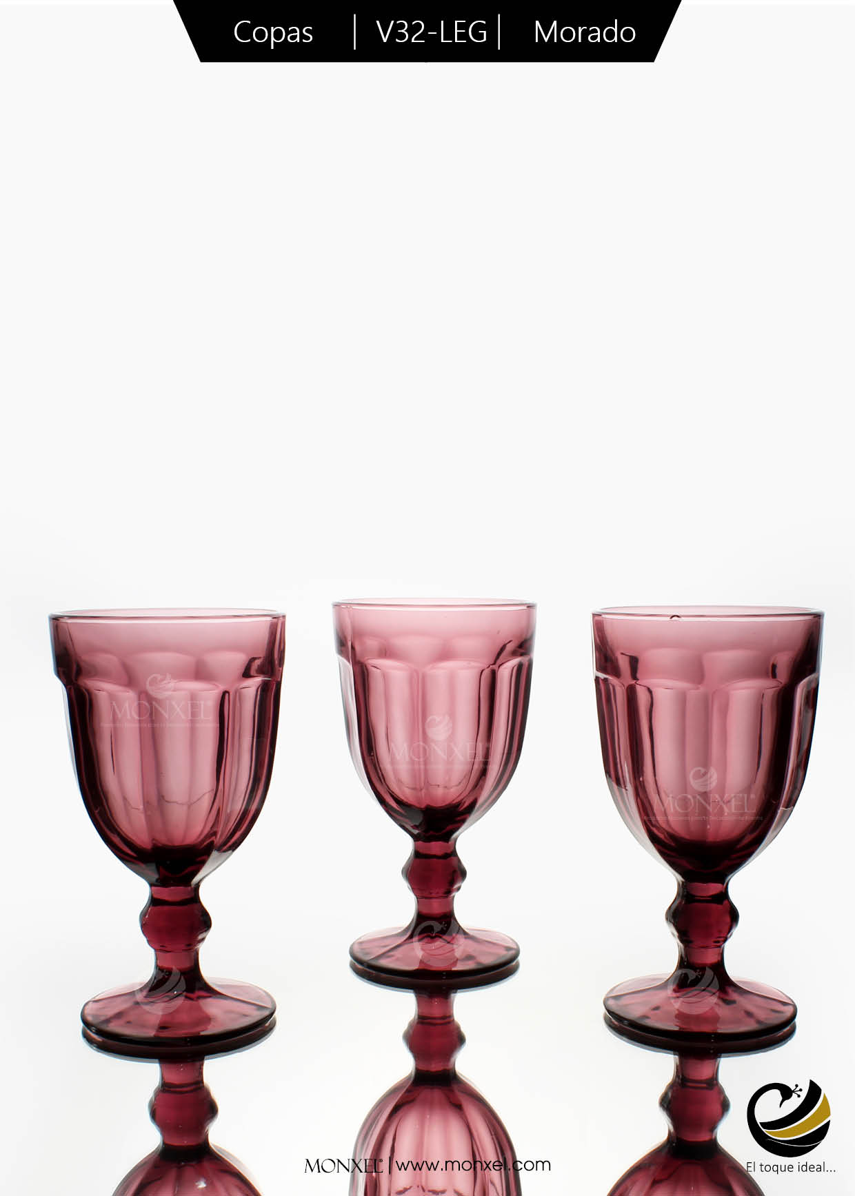 Copas V32-LEG Morado (Cristal)