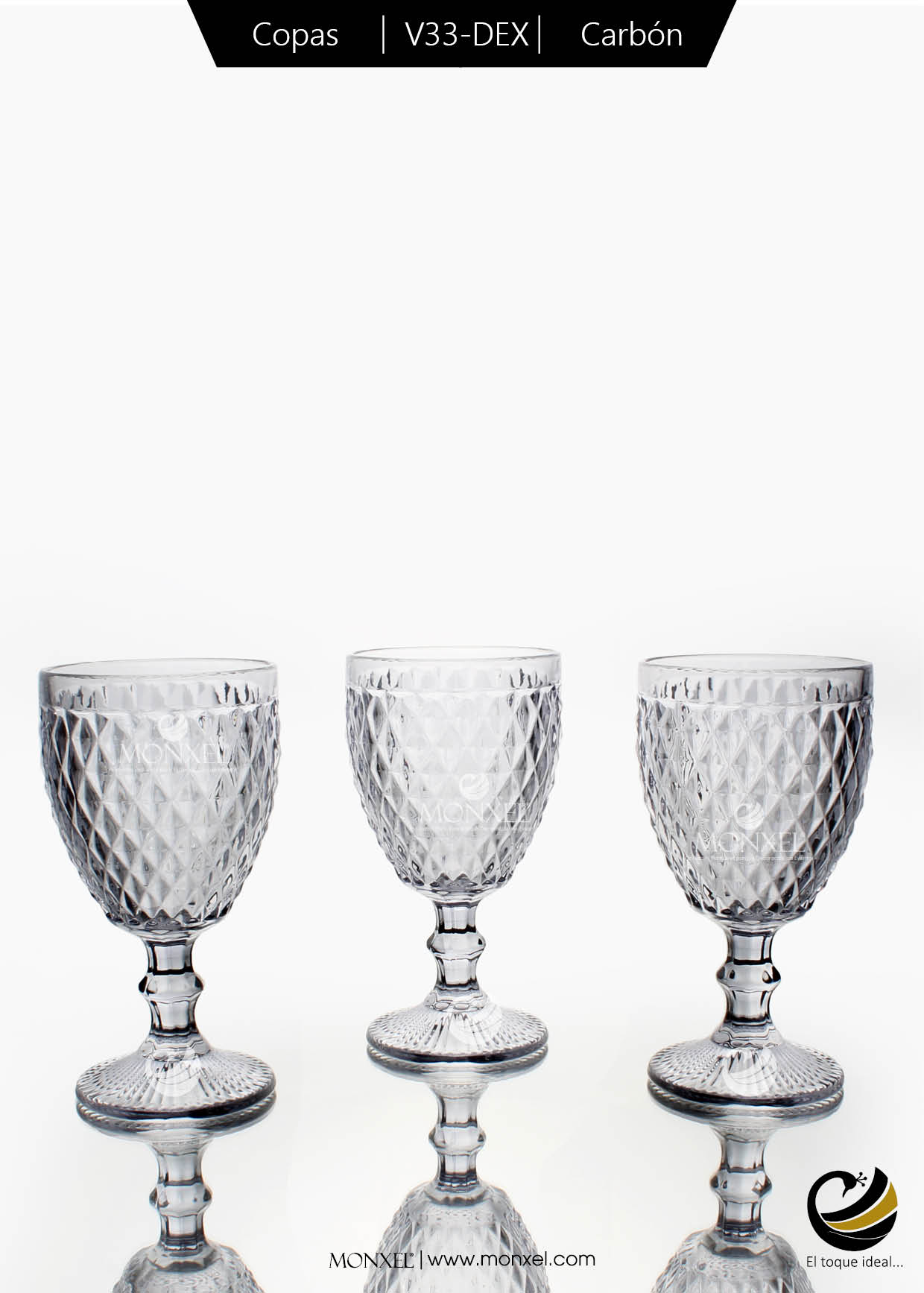 Copas V33-DEX Carbón (Cristal)