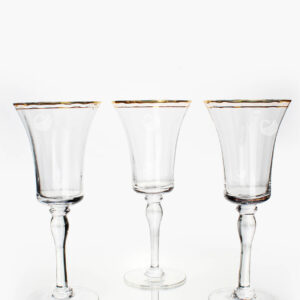 Copas Vino Tinto V18-YAR Filo Oro (Cristal)