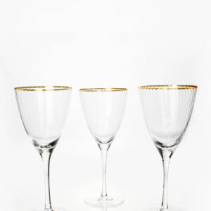Copas Vino Blanco V20-NIZ Filo Oro (Cristal)