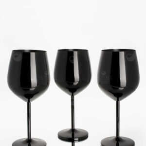 Copas Vino V28-YAK Negro (Acero Inoxidable)