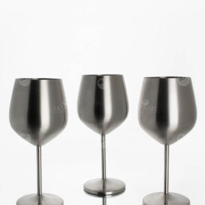 Copas Vino V28-YAK Plata Mate (Acero Inoxidable)