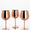 Copas Vino V28-YAK Rosa Oro (Acero Inoxidable)