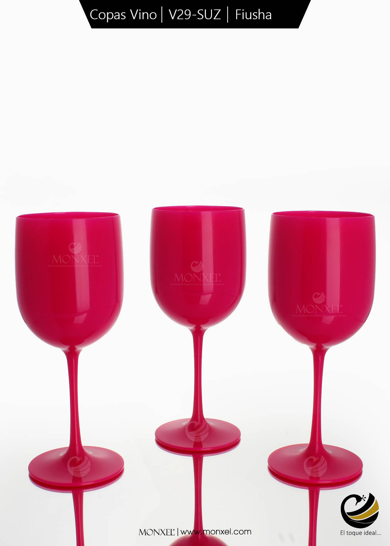 Copas Vino V29-SUZ Fiusha (Acrílico)