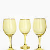 Copas Vino V30-YEL Oro (Cristal)