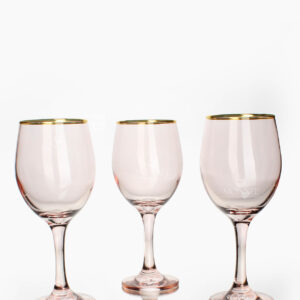 Copas Vino V30-YEL Rosa (Cristal)