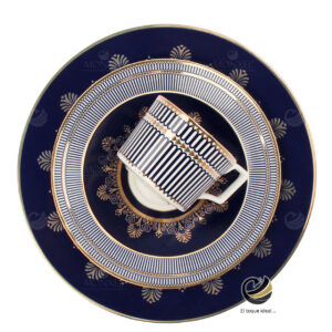 Vajilla D05-FRA Azul Marino (Porcelana)