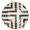 Vajilla D07-CRO Blanco/Café (Porcelana)