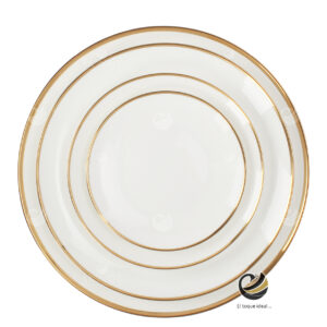 Vajilla D09-FIL Oro (Porcelana)