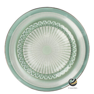 Vajilla D18-PAT Menta (Porcelana)