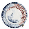 Vajilla D19-FUL Azul/Rojo (Porcelana)