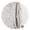 Funda Plato Base P148-VIC Plata 40 cm. (Textil)