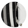 Funda Plato Base P150-RAY Azul Negro/Plata 40 cm. (Textil)