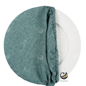 Funda Plato Base P153-LIN Azufre 40 cm. (Textil)
