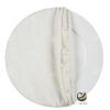 Funda Plato Base P153-LIN Blanco 40 cm. (Textil)