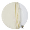 Funda Plato Base P153-LIN Ivory 40 cm. (Textil)
