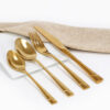 Cubiertos C26-WOG Oro Set 4pz (Acero Inoxidable)
