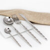 Cubiertos C27-XIA Plata Set 4pz (Acero Inoxidable)