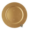 Plato Base P15-RLI B Oro2 33 cm. (Polipropileno)