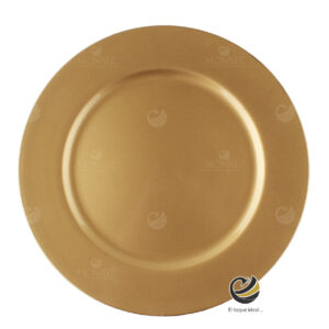 Plato Base P15-RLI B Oro2 33 cm. (Polipropileno)