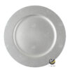 Plato Base P15-RLI B Plata2 33 cm. (Polipropileno)