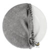Funda Plato Base P153-LIN Plata 40 cm. (Textil)