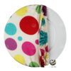 Funda Plato Base P155-POL Ivory Multicolor 40 cm. (Textil)