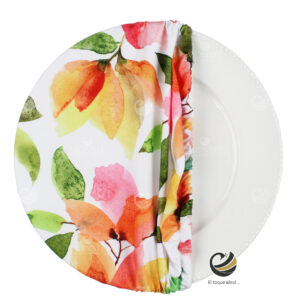 Funda Plato Base P187-BLO Multicolor 40 cm. (Textil)