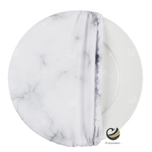 Funda Plato Base P203-MOL Plata 40 cm. (Textil)