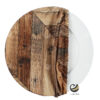 Funda Plato Base P204-MAD Café 40 cm. (Textil)