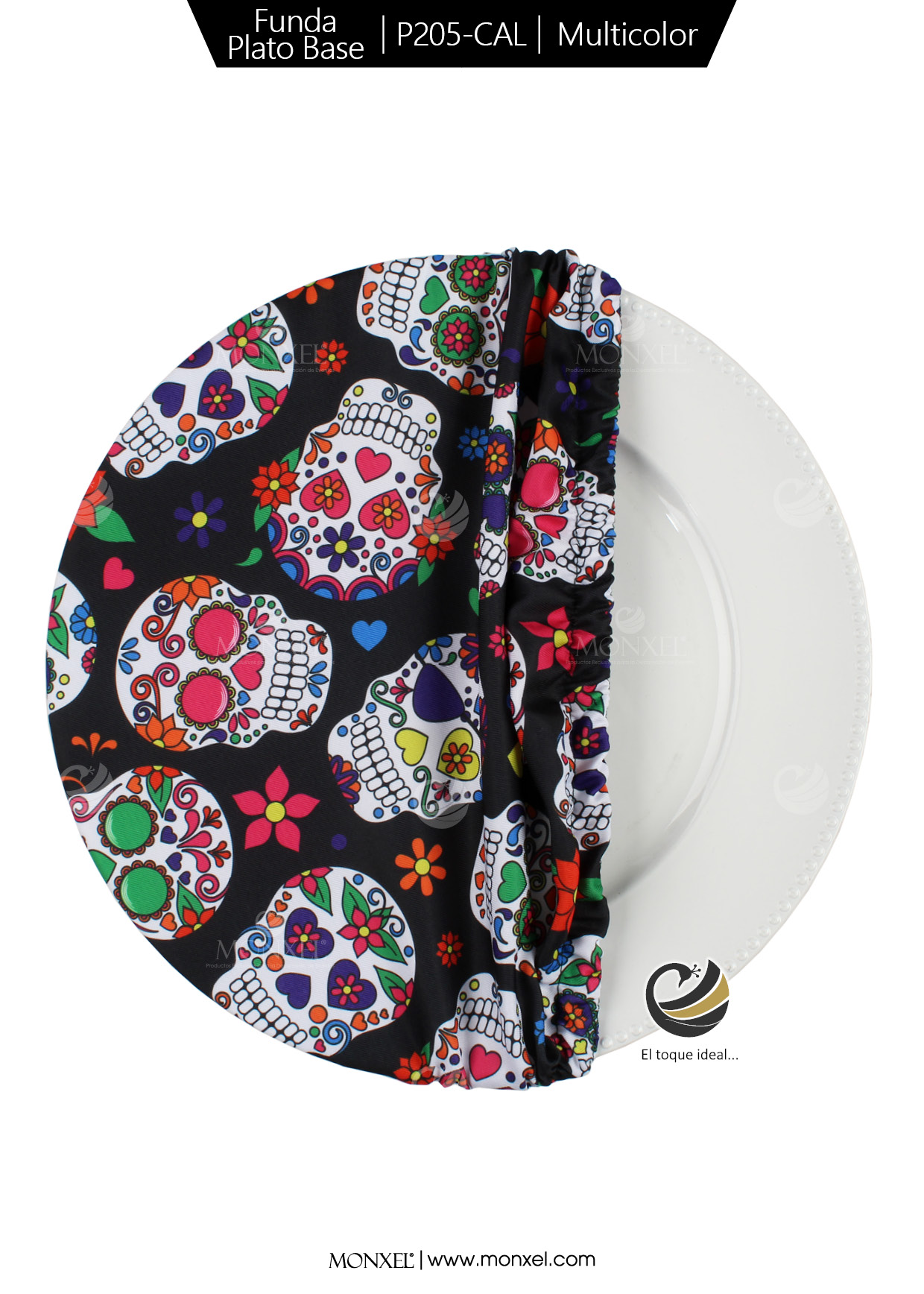 Funda Plato Base P205-CAL Multicolor 40 cm. (Textil)