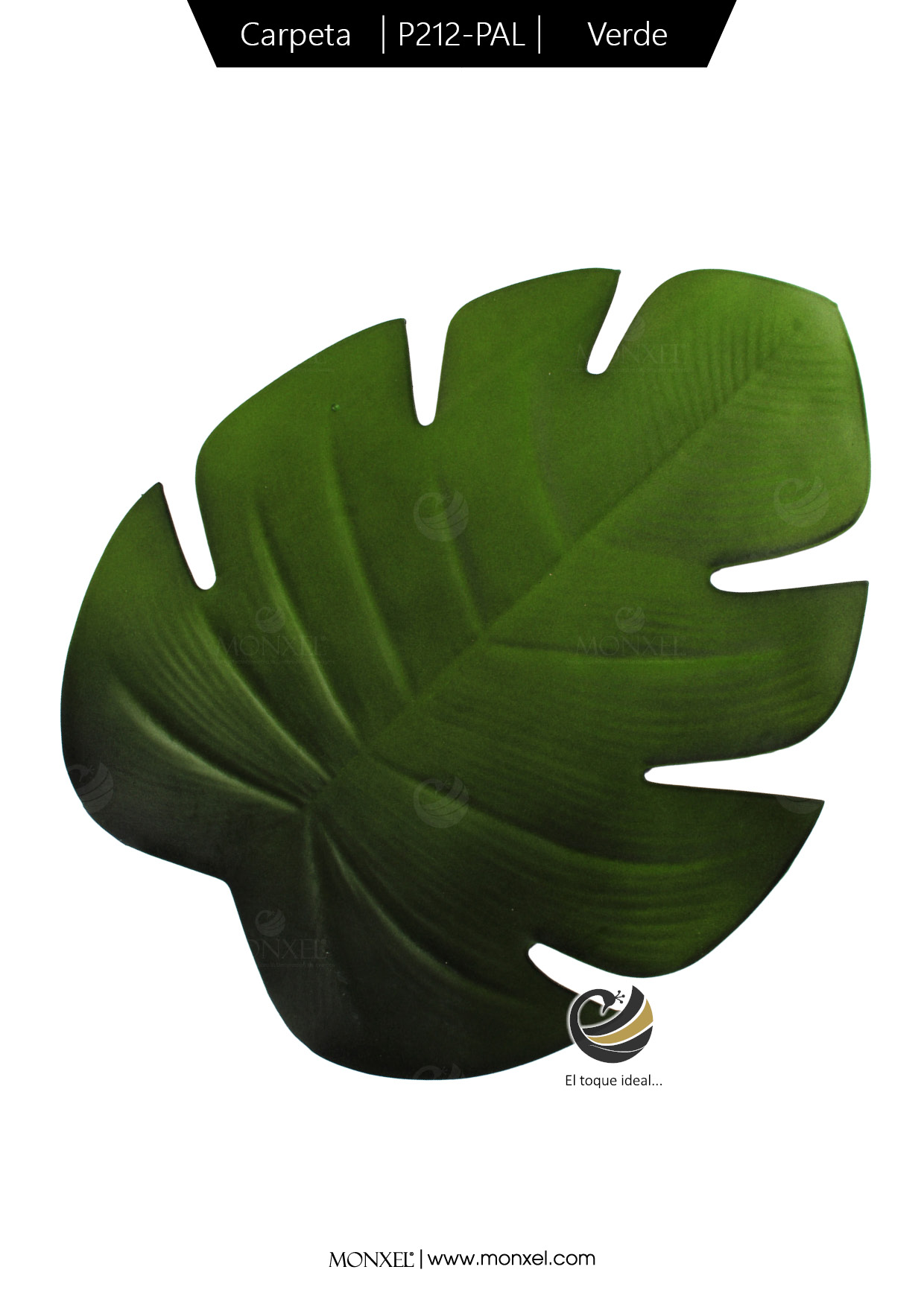 Carpeta (Plato Base) P212-PAL Verde 43x45 cm. (PVC)