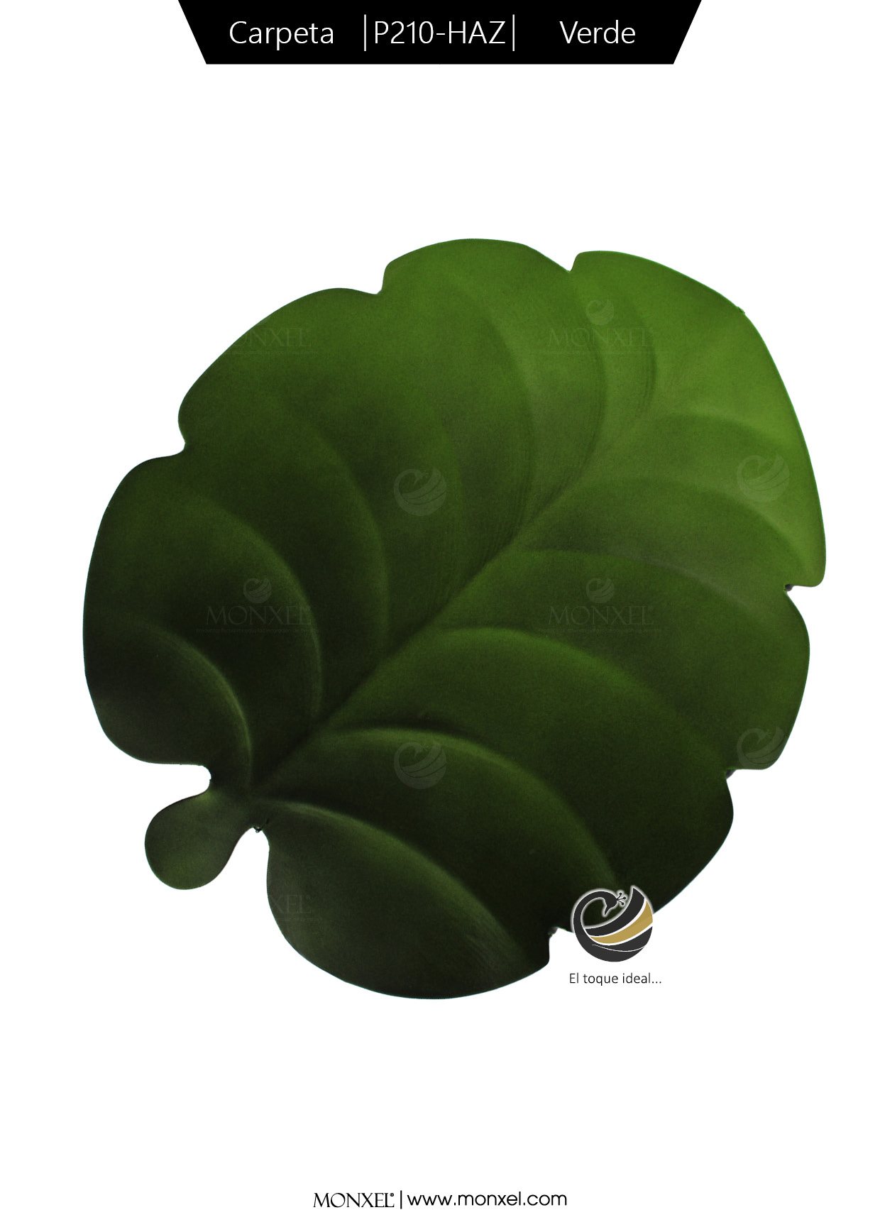 Carpeta (Plato Base) P210-HAZ Verde 43x45 cm. (PVC)