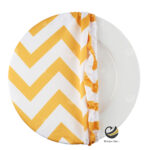 Funda Plato Base P158-VRO Amarillo 40 cm. (Textil)