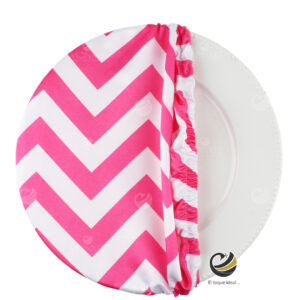 Funda Plato Base P158-VRO Fiusha 40 cm. (Textil)