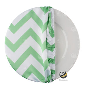 Funda Plato Base P158-VRO Menta 40 cm. (Textil)