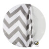 Funda Plato Base P158-VRO Plata 40 cm. (Textil)