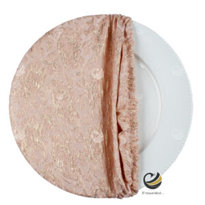 Funda Plato Base P161-COR Blush 40 cm. (Textil)