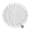 Carpeta (Plato Base) P214-FLO Blanco 35 cm. (PVC)