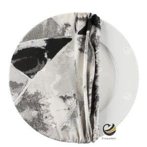 Funda Plato Base P145-VIE Negro 40 cm. (Textil)